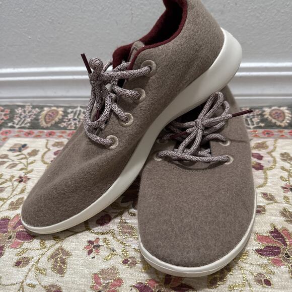 Allbirds Wool Runners Men’s Pink Blush Wool Washable Athletic Sneakers Size 11 - Picture 2 of 7
